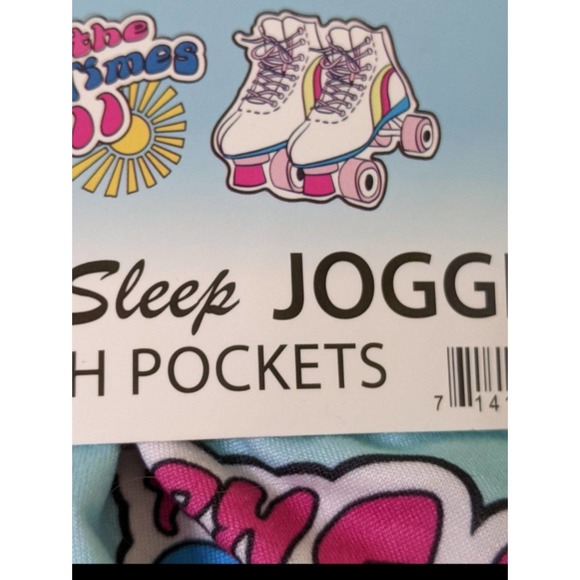 2X 18w 20w new skaters ladies sleep pants jogger light weight let's good time - Picture 3 of 5